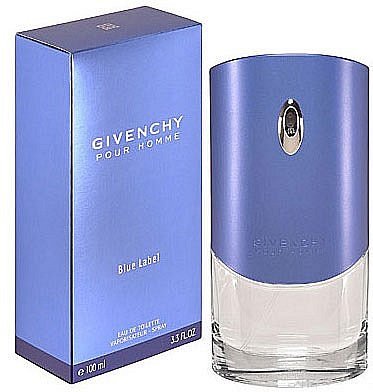 GIVENCHY POUR HOMME BLUE Label